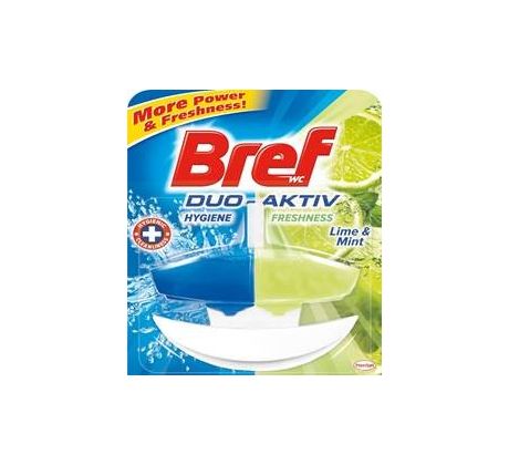 Bref WC Duo Aktiv Lime&Mint (Lemon) 50 ml se závěsem