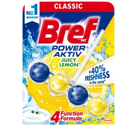 Bref WC Power Aktiv Lemon 50g, kuličky