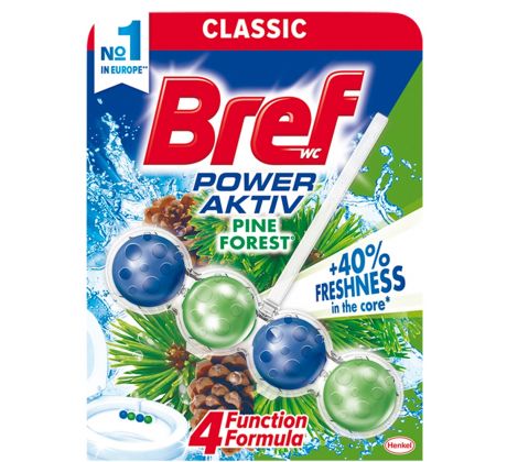 Bref WC Power Aktiv Pine 50g, kuličky