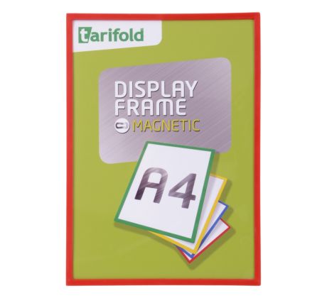 Display Frame Tarifold magnetický A4/1 ks červený