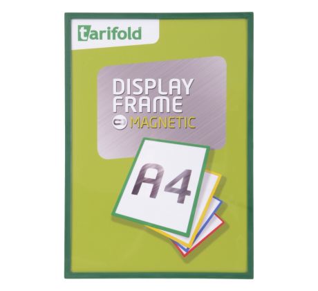 Display Frame Tarifold magnetický A4/1 ks zelený