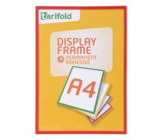 Display Frame Tarifold samolepicí A4/1 ks červený