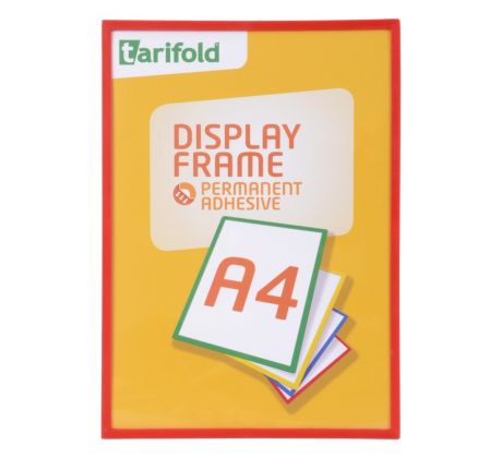 Display Frame Tarifold samolepicí A4/1 ks červený