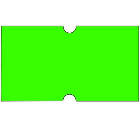 Etikety cenové 22 x 12 mm reflexní zelené COLA-PLY