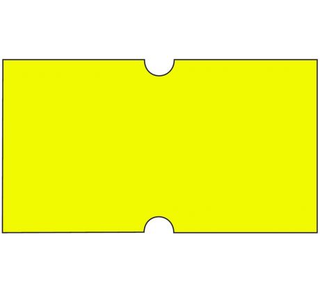 Etikety cenové 22 x 12 mm reflexní žluté COLA-PLY