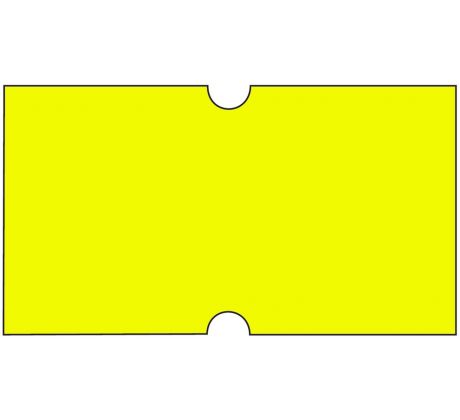Etikety cenové 22 x 12 mm reflexní žluté COLA-PLY