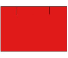 Etikety cenové 25 x 16 mm reflexní červené CONTACT (obdélník)