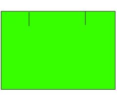 Etikety cenové 25 x 16 mm reflexní zelené CONTACT (obdélník)