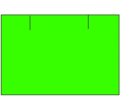Etikety cenové 25 x 16 mm reflexní zelené CONTACT (obdélník)