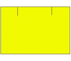 Etikety cenové 25 x 16 mm reflexní žluté CONTACT (obdélník)
