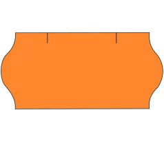 Etikety cenové 26 x 12 mm reflexní oranžové CONTACT