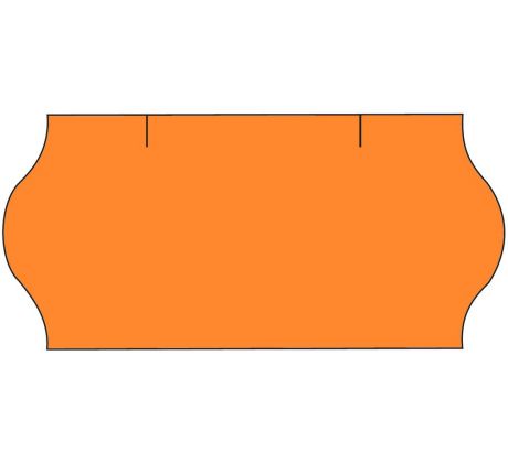 Etikety cenové 26 x 12 mm reflexní oranžové CONTACT