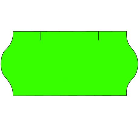 Etikety cenové 26 x 12 mm reflexní zelené CONTACT