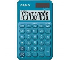 Kalkulačka Casio SL 310 UC kapesní / 10 míst modrá