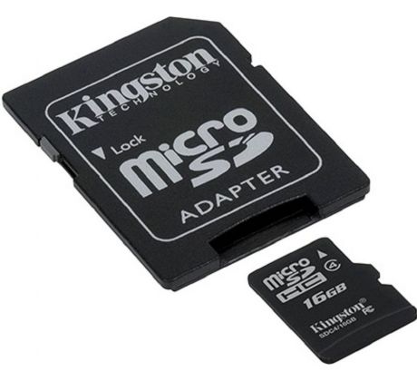 Karta paměťová micro SD s adaptérem 16 GB