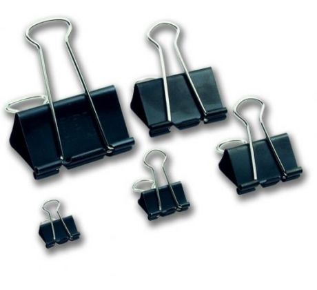 Klip BINDER 420, 51 mm / 12 ks černý