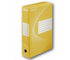 Krabice archivační žlutá 80 mm