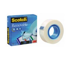 Lepicí páska kancelářská snímatelná 19 mm x 33 m Scotch