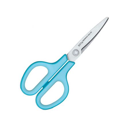 Nůžky kancelářské PLUS Fitcut 17,5 cm modré