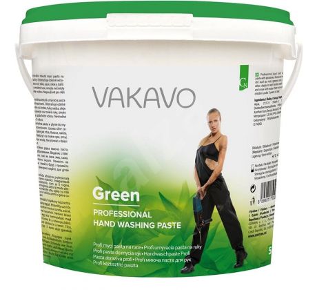 Vakavo Green mycí pasta 5 kg zelená