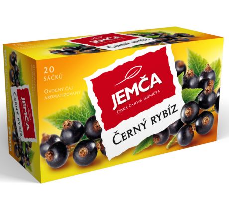 Ovocný čaj Jemča černý rybíz / 20 sáčků