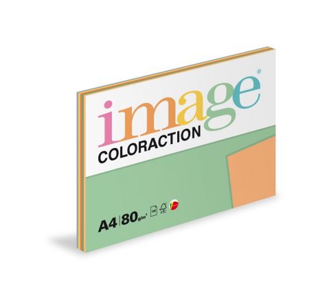 Papír kopírovací Coloraction A4 100 listů mix intenzivní