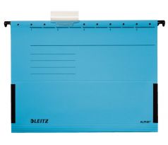 Závěsné desky Leitz ALPHA s bočnicemi modré
