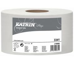 Papír toaletní JUMBO Katrin Plus 230 mm,celulóza  2-vrstvý, bílý / 6 ks