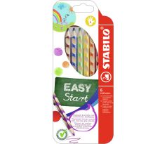 Pastelky Stabilo EASYcolors trojhranné pro leváky 6 ks
