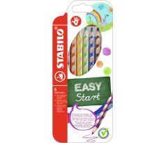 Pastelky Stabilo EASYcolors trojhranné pro praváky 6 ks