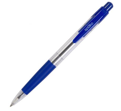 Pero kuličkové COLOMBO transparentní modré