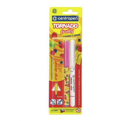 Popisovač 2675 TORNADO FRUITY + zmizík