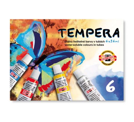 Barva temperová 16ml/ 6 odstínů KIN