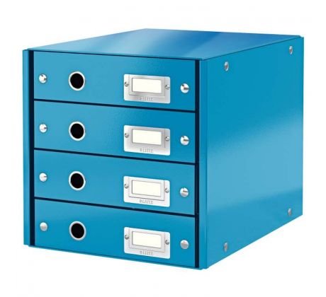 Box zásuvkový Leitz CLICK & STORE 4 zásuvky modrý