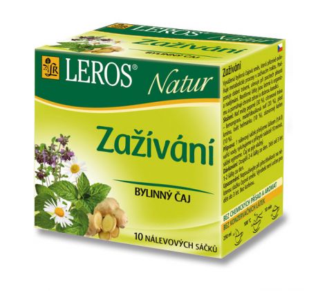 Bylinný čaj LEROS Natur Zažívání / 10 sáčků