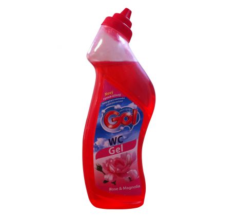 GO! WC gel Rose a Magnolia 750 ml červený