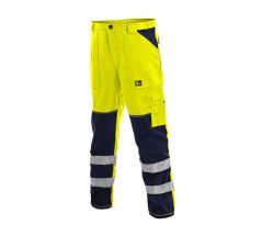 Kalhoty NORWICH, pánské, výstražné, žluto-modré vel. 50