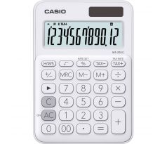 Kalkulačka Casio MS 20 UC/WE stolní / 12 míst bílá