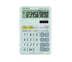 Kalkulačka SHARP EL332B WH stolní / 10 míst bílá