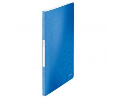 Katalogová kniha Leitz WOW 20 kapes modrá