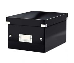 Krabice Leitz CLICK & STORE WOW malá archivační, černá