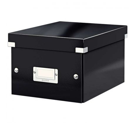 Krabice Leitz CLICK & STORE WOW malá archivační, černá