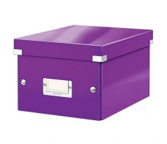 Krabice Leitz CLICK & STORE WOW malá archivační, purpurová