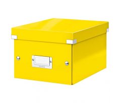 Krabice Leitz CLICK & STORE WOW malá archivační, žlutá