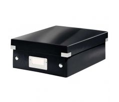 Krabice Leitz CLICK & STORE WOW malá organizační, černá