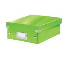 Krabice Leitz CLICK & STORE WOW malá organizační, zelená