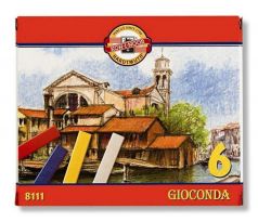 Křída tvrdá školní 8111/ 6 Gioconda v papír. krabičce