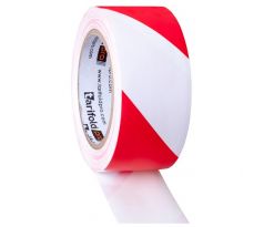 Lepicí páska podlahová Safety 50 mm x 33 m červená/bílá