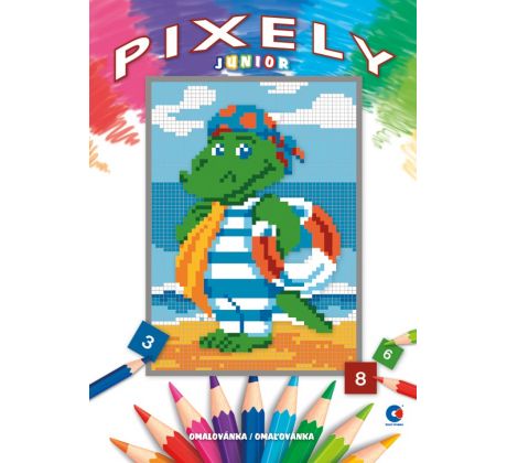 Omalovánky A4 Pixely Junior