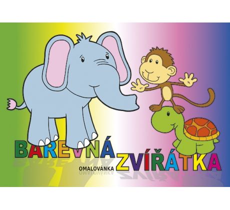 Omalovánky A5 - Barevná zvířátka
